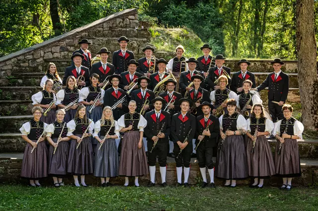 Gruppenbild des Musikvereins Unterkirnach e.V.